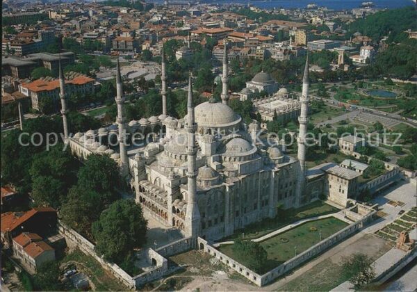 Istanbul Constantinopel Blaue Moschee Fliegeraufnahme