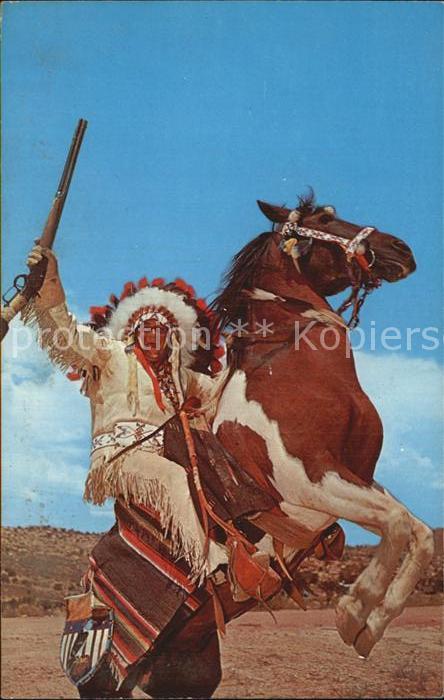 Indianer Native American Indian and his Horse