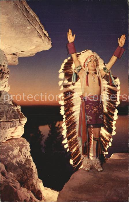 Indianer Native American Sunrise Call Stand Rock Indian Ceremoni