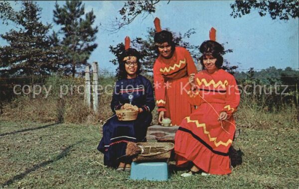 Indianer Native American Koasati Indian Maidens Elton Louisiana