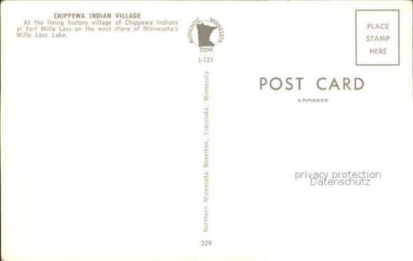 Indianer Native American Chippewa Indian Village Fort Mille Lacs – Bild 2