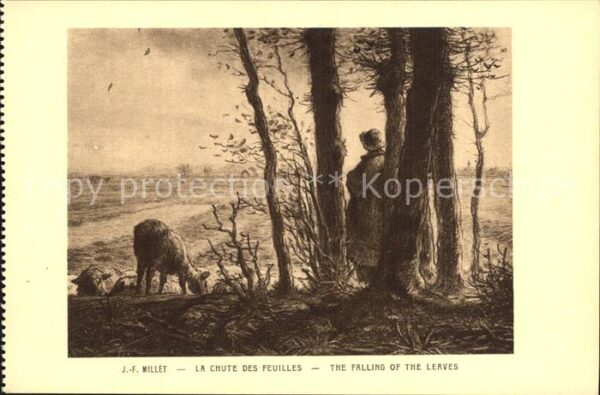 Millet Jean-Francois La Chute des Feuilles