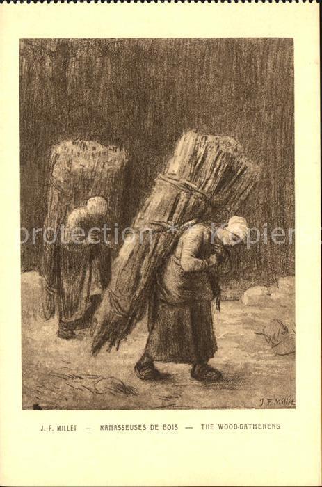 Millet Jean-Francois Ramasseuses de Bois
