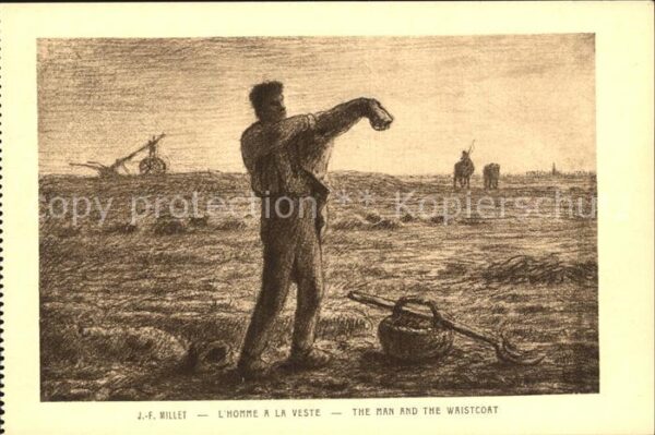 Millet Jean-Francois l_Homme a la Veste