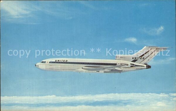 Flugzeuge Zivil United Air Lines Boeing 727