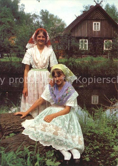 Trachten Niedersorbische Festtracht Leipe Spreew
