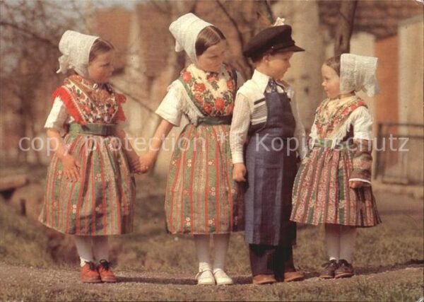 Trachten Hoyerswerda Sorbische Kinder