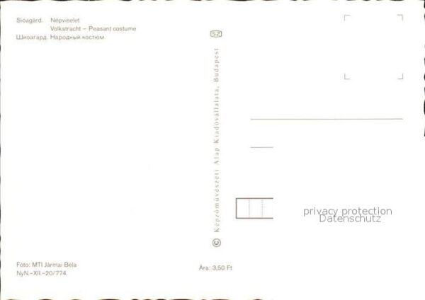 Trachten Ungarn Sioagard Nepviselet Kinder – Bild 2