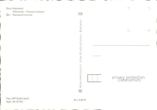 Trachten Ungarn Decs Nepviselet – Bild 2