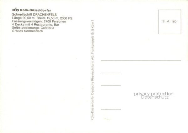 Motorschiffe Schnellschiff Drachenfels – Bild 2