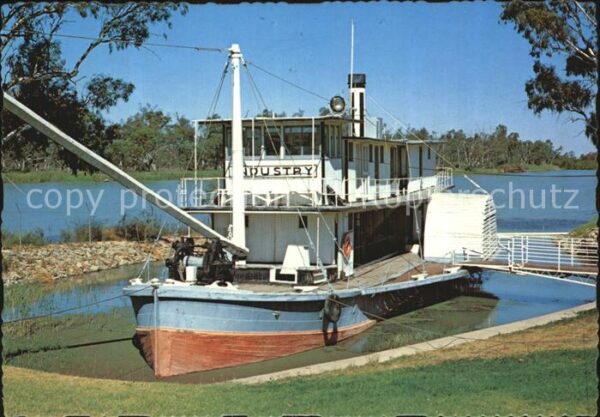 Dampfer Seitenrad P.S.S. Industry Renmark S.A.