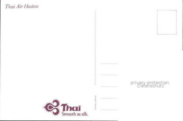 Berufe Flugbegleiterin Thai Air Hostess – Bild 2