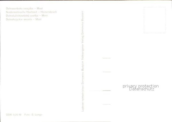 Hochzeit Niedersorbische Hochzeit Heinersbrück – Bild 2
