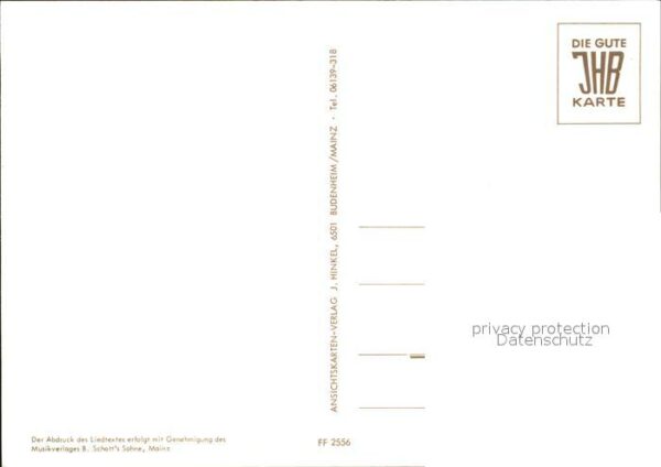 Liederkarte Heile Heile Gänsje Ernst Neger – Bild 2