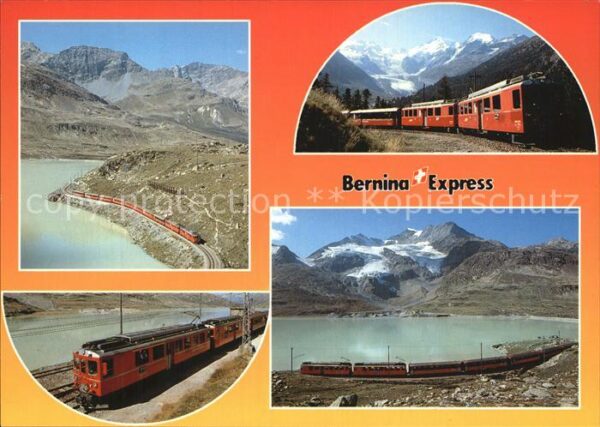 Eisenbahn Bernina-Express Pontresina Alp Grüm
