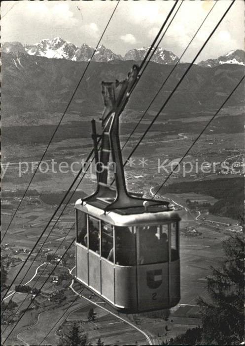 Seilbahn Kanzelbahn Villach Julische Alpen