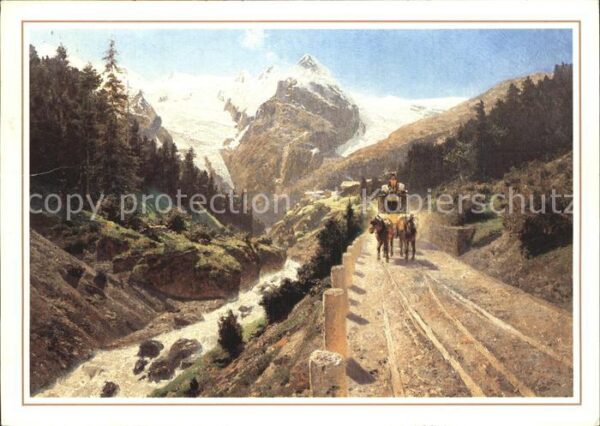 Postkutsche Alpenpost Österreich Stilfser-Joch-Stra