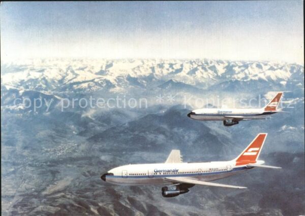 Flugzeuge Zivil Germanair Airbus A300 B4