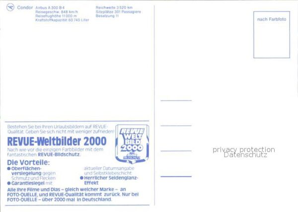 Flugzeuge Zivil Condor Airbus A 300 B4 – Bild 2