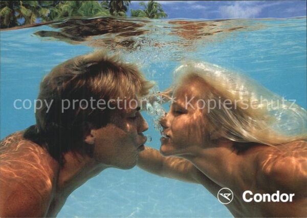 Werbung Reklame Condor Urlaubsmotiv