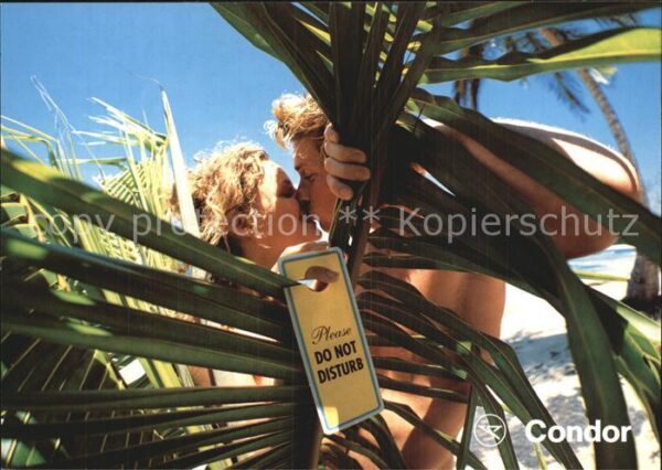 Werbung Reklame Condor Urlaubsmotiv