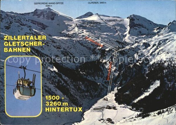 Seilbahn Zillertaler Gletscherbahn Hintertux
