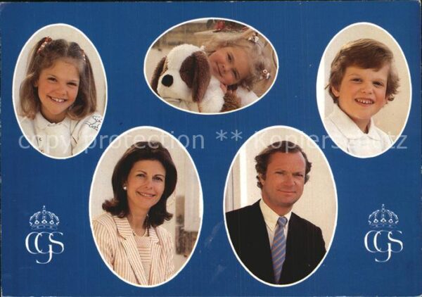 Adel Schweden König Carl XVI Gustaf Königin Silvia mi