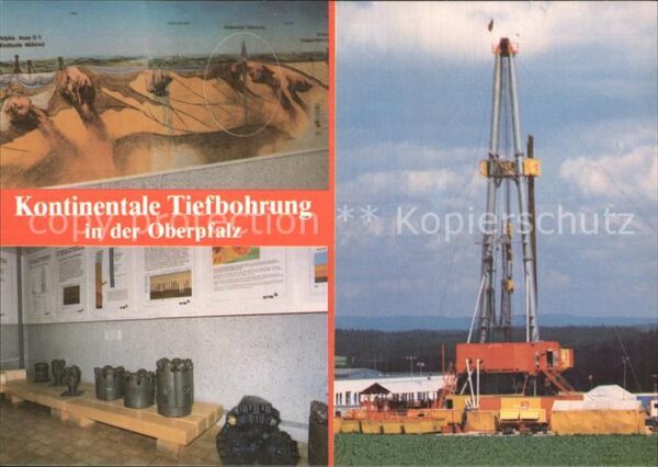 Bergbau Mining Kontinentale Tiefbohrung Oberpfalz Bohr