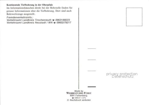 Bergbau Mining Kontinentale Tiefbohrung Oberpfalz Bohr – Bild 2
