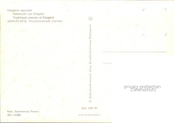 Trachten Ungarn Sioagardi Nepviselet – Bild 2