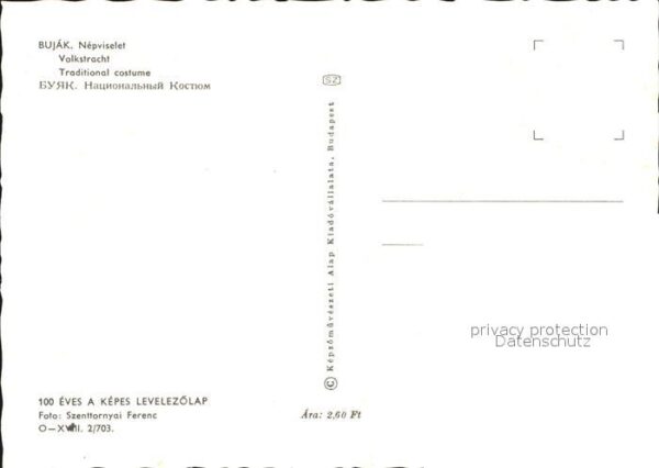 Trachten Ungarn Bujak Nepviselet – Bild 2