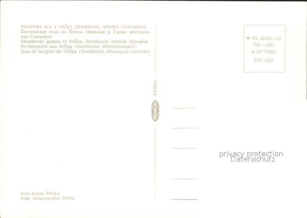 Trachten Slowakei Hirtenspiele Shepherd_s Games of Helpa – Bild 2