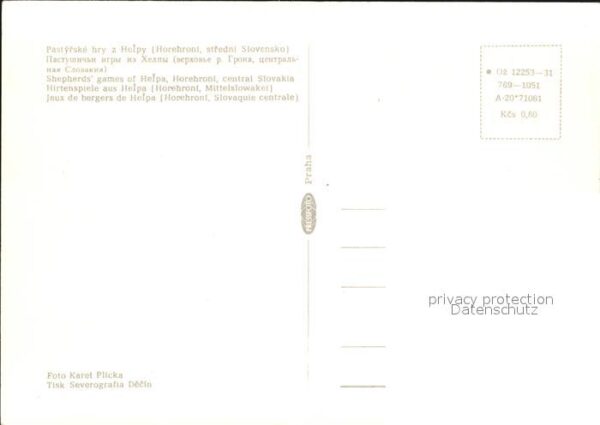Trachten Slowakei Hirtenspiele Shepherd_s Games Horehroni – Bild 2