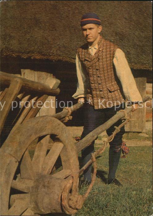 Trachten Estland Jüngling aus Jüri