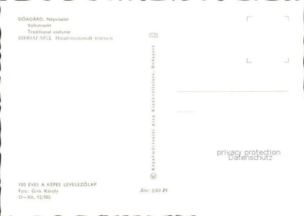 Trachten Ungarn Siogard Nepviselet Kinder Puppe – Bild 2