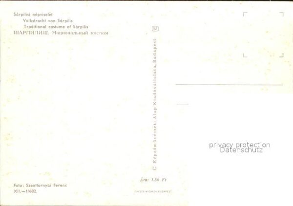 Trachten Ungarn Sarpilisi Nepviselet – Bild 2