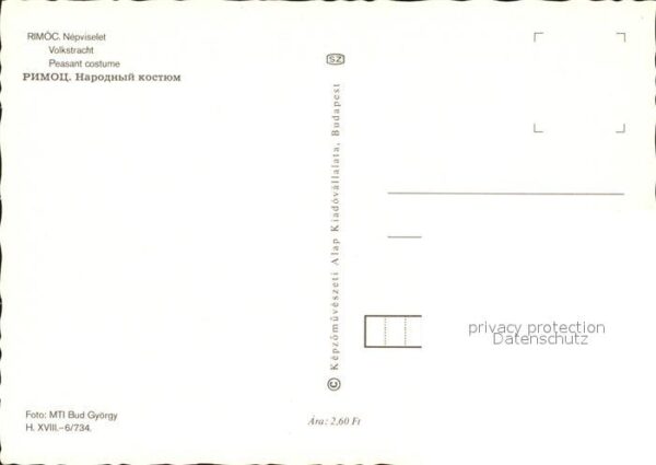 Trachten Ungarn Rimoc Nepviselet – Bild 2