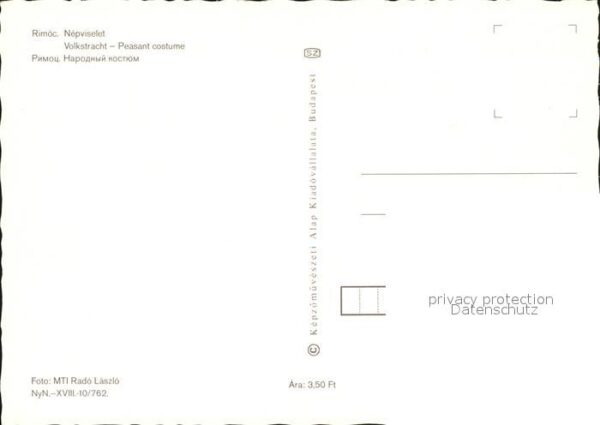 Trachten Ungarn Rimoc Nepviselet Kinder – Bild 2