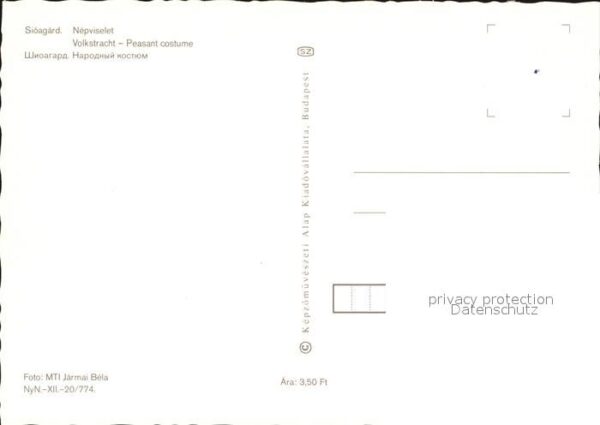 Trachten Ungarn Sioagard Nepviselet Kinder – Bild 2