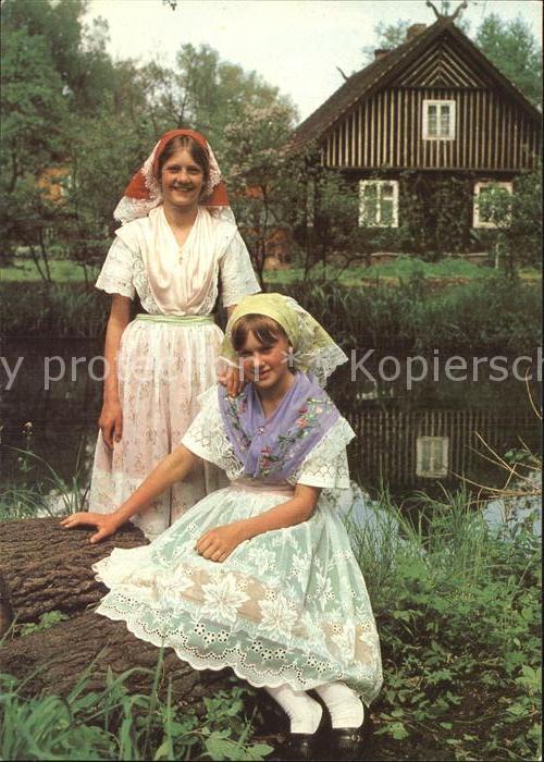 Trachten Niedersorbische Festtracht Leipe Spreew