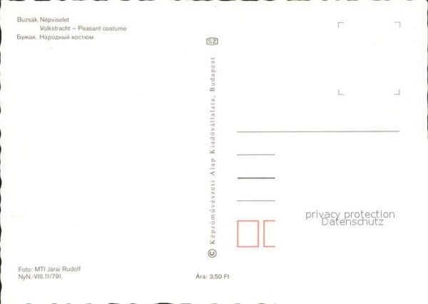 Trachten Ungarn Buzsak Nepviselet – Bild 2
