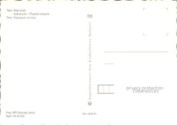Trachten Ungarn Tape Nepviselet Ungarn – Bild 2
