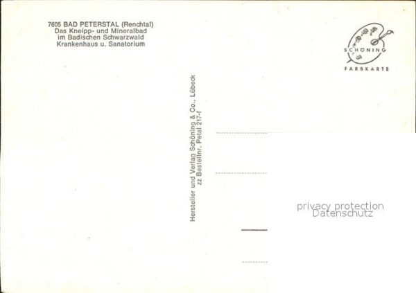 Bad Peterstal-Griesbach Sanatorium – Bild 2