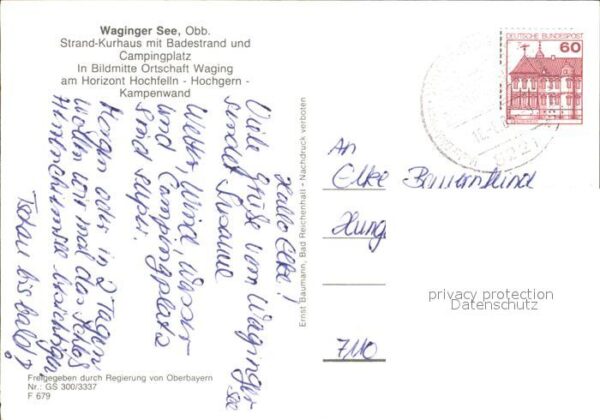 Waging See Fliegeraufnahme mit See Kurhaus – Bild 2