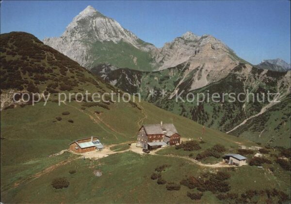 Hinterriss Tirol Fliegeraufnahme Falkenhütte