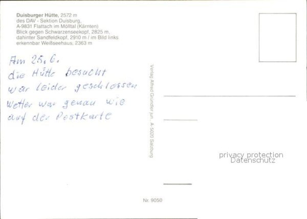 Duisburger Huette Flattach Mölltal – Bild 2