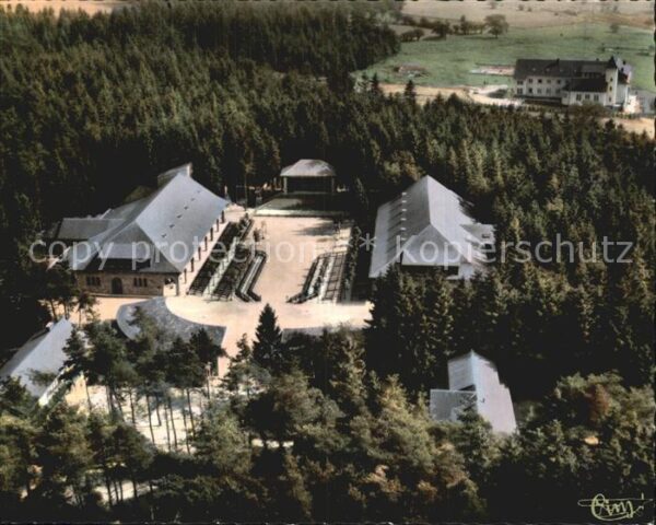 Liege Luettich Banneux Fliegeraufnahme