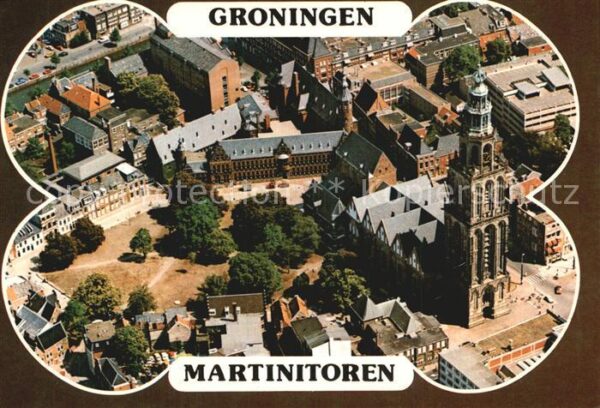 Groningen Fliegeraufnahme Martinitoren