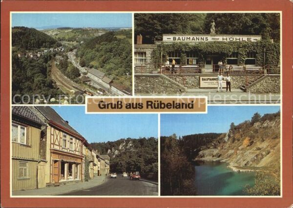 Ruebeland Harz Baumannshöhle Blauer-See