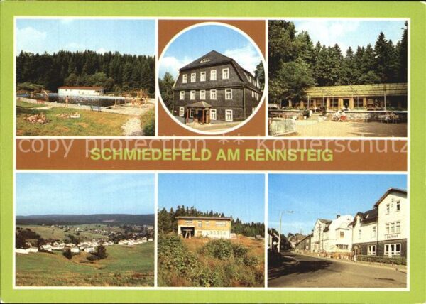 Schmiedefeld Rennsteig Restaurant Thüringer Hof Waldbad-Crux L
